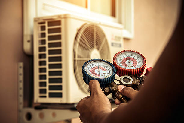 Professional Emergency Hvac technician working in Ames, TX